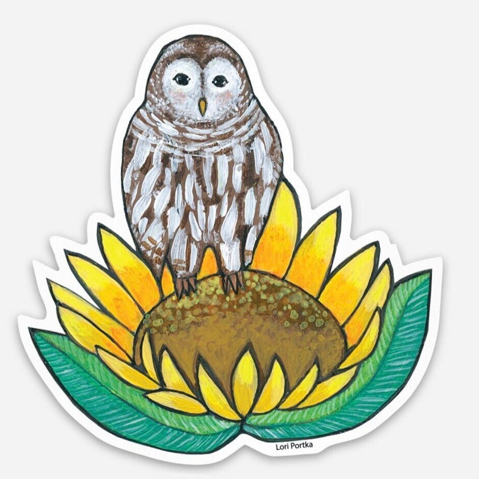 Barred Owl Sunflower