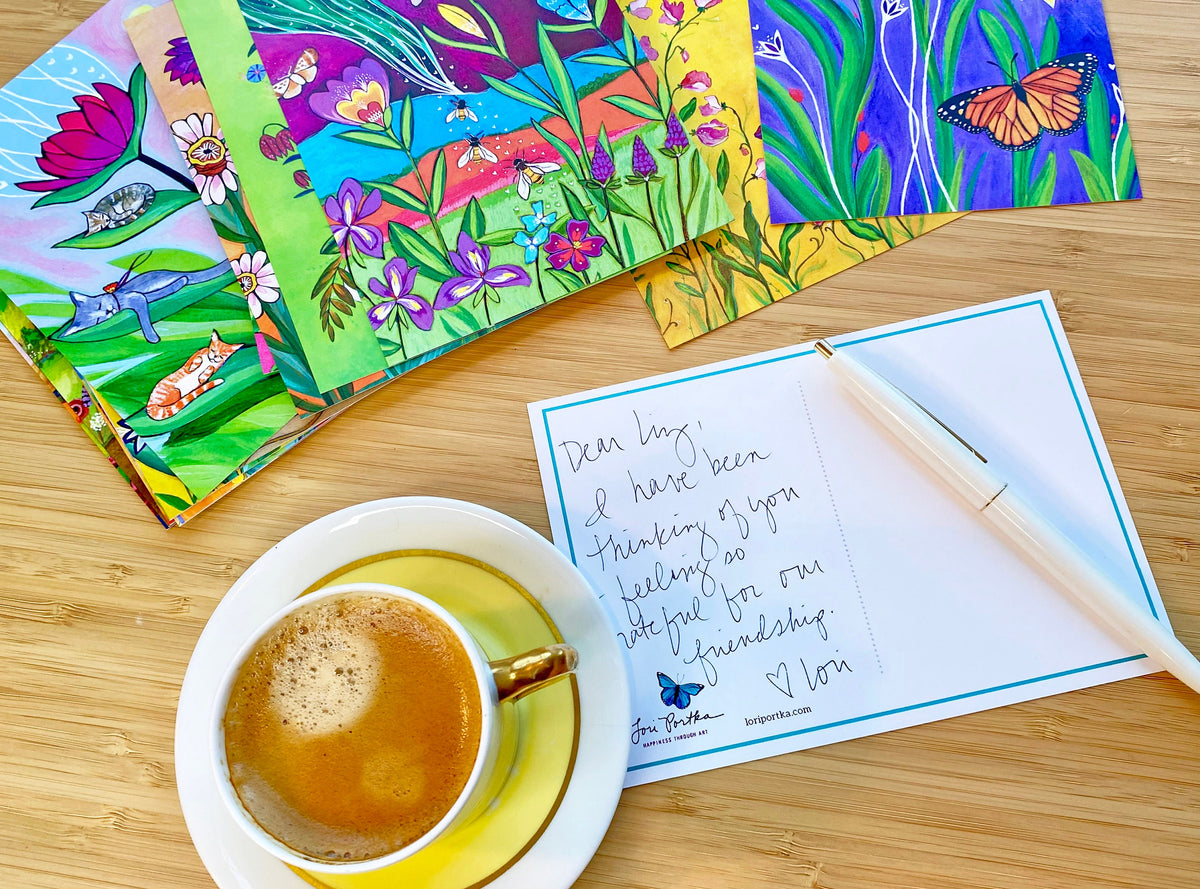 Pouring Love Postcard Pack