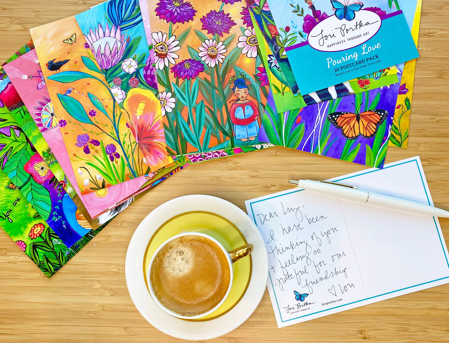 Pouring Love Postcard Pack