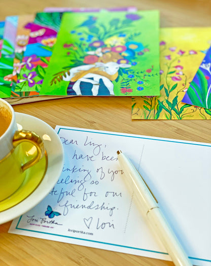 Pouring Love Postcard Pack