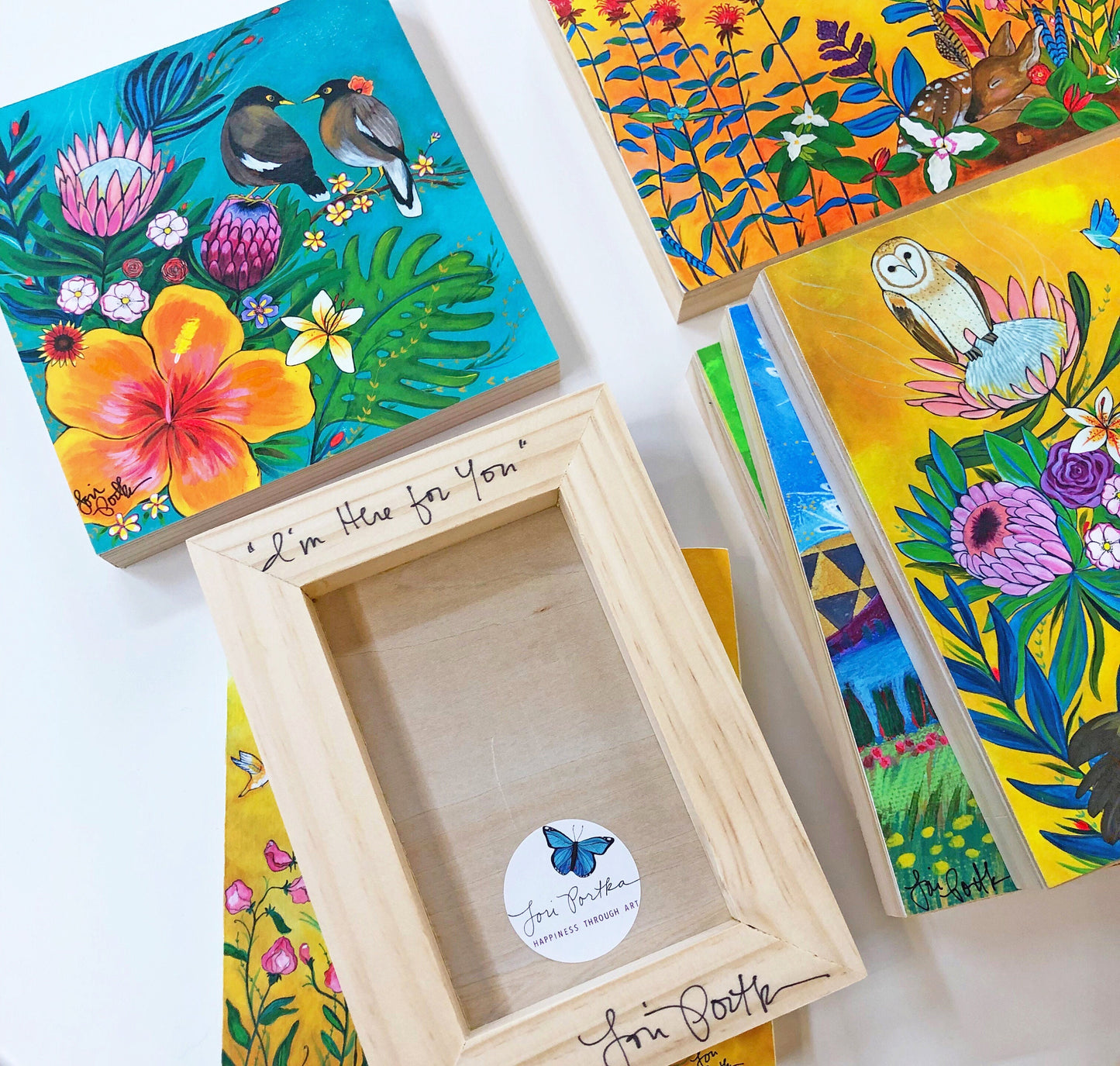 Island Myna Birds (6x6/8x8)