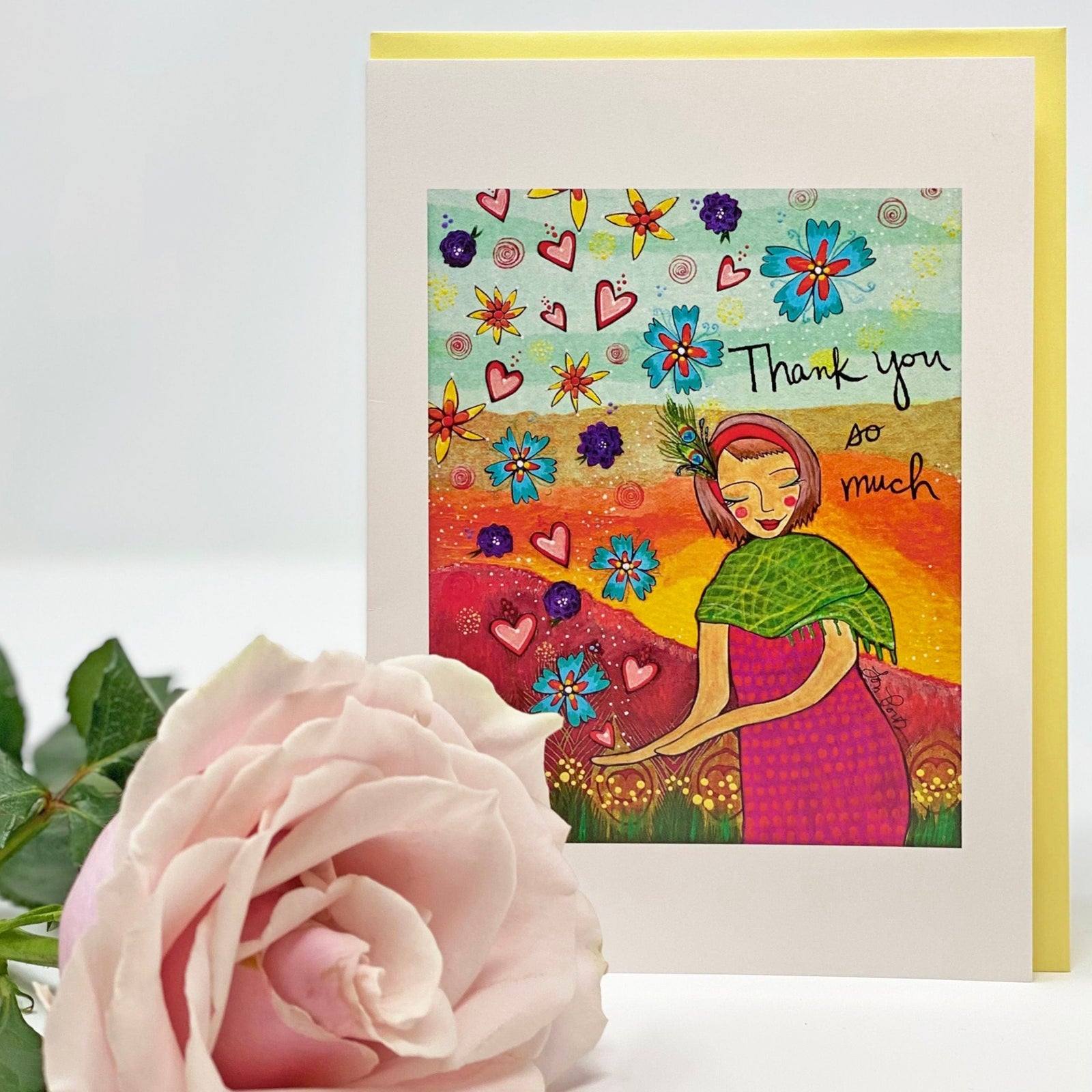 Thank You Card Set - 12-Whimsical Images