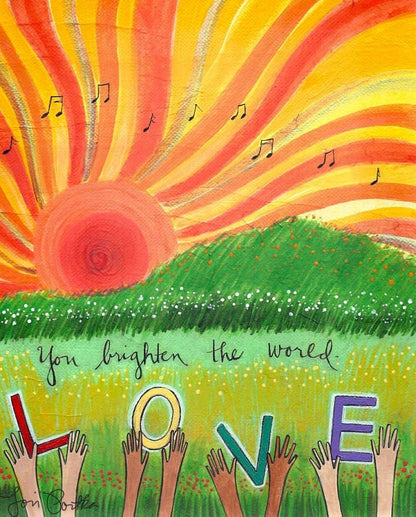 Brighten the World - Magnet